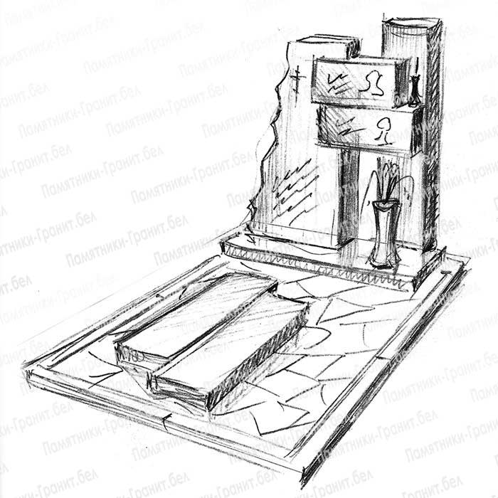 эскизы эксклюзивных памятников фото