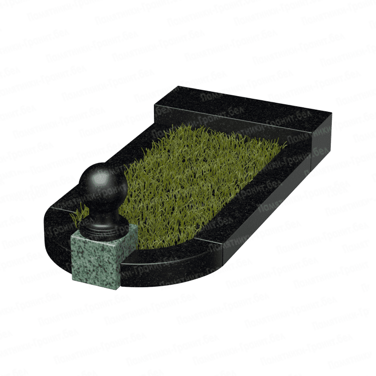 Гранитный цветник в Логойск